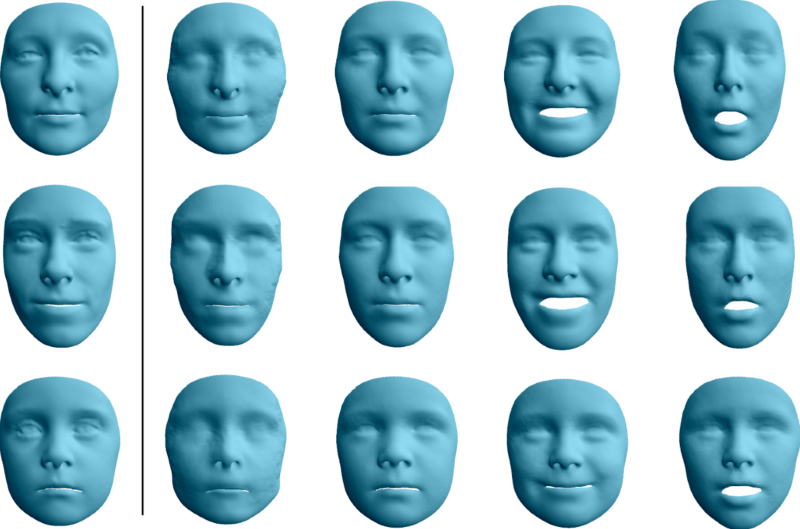 3D Face Image Processing and Related Applications